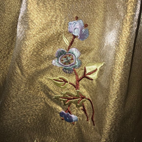 Christian Lacroix Embroidered Rose Gold Full Skirt